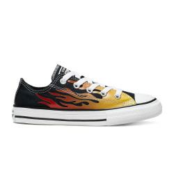 CONVERSE, Chuck taylor all star ox, Black/enamel red/fresh yellow