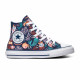 CONVERSE, Chuck taylor all star hi, Navy/rapid teal/white