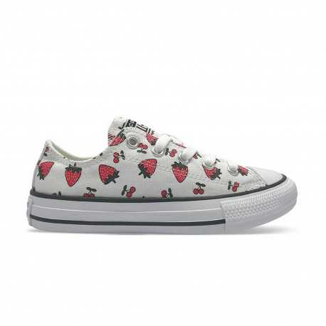 Chuck taylor all star ox - White/garnet/white