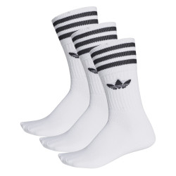 ADIDAS, Solid crew sock, White/black