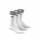 ADIDAS, Solid crew sock, White/black