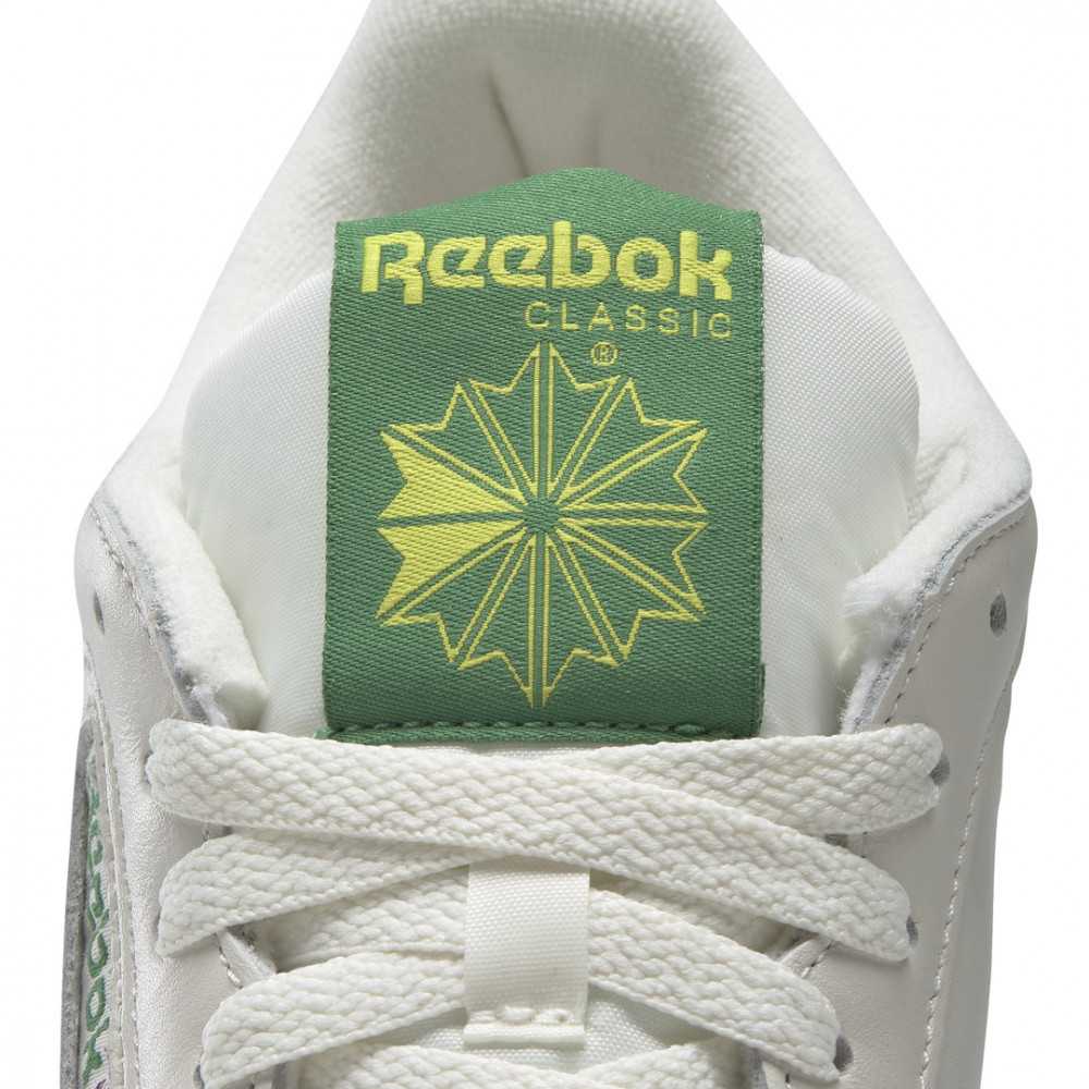 reebok club c double in chalk and black