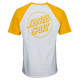 SANTA CRUZ, Opus dot t-shirt, Mustard/white