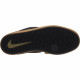 NIKE, Nike sb check canvas (gs) skateboarding shoe, Black/black-gum light brown
