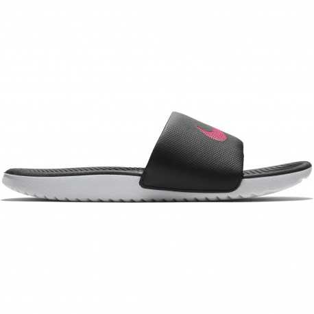 Women's nike kawa slide sandal - Black/vivid pink