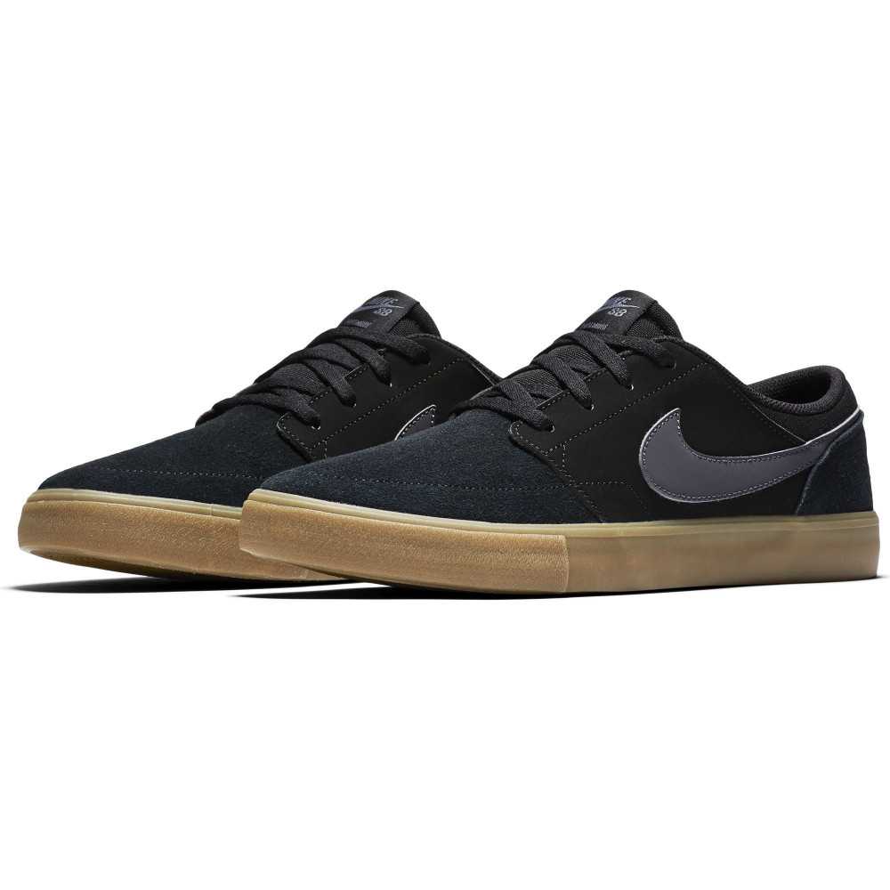 nike sb portmore 2 solar black dark grey