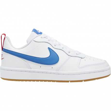 Nike court borough low 2 - White/pacific blue-university red