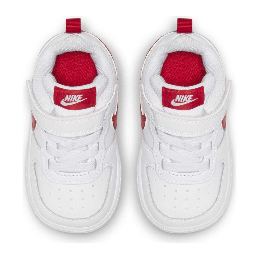 nike court blanc sneaker red