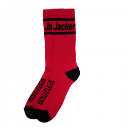 JACKER, After logo socks, Red