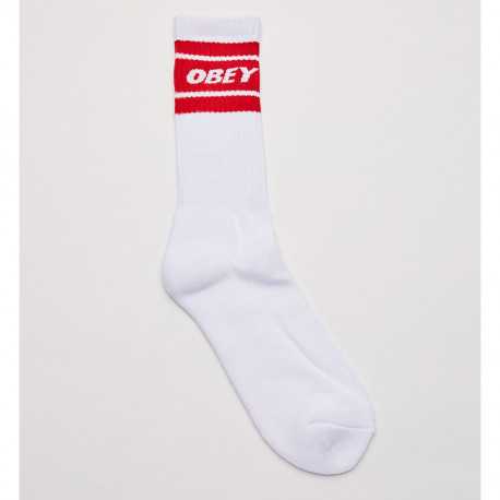 Cooper ii socks - White / rio red