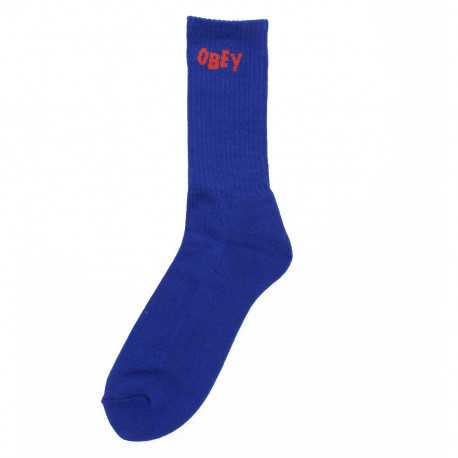 Obey jumbled socks - Blue / orange