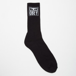 OBEY, Obey eyes icon socks, Black