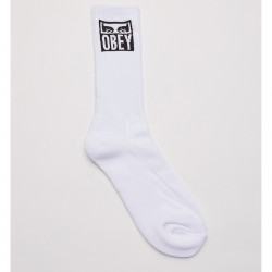 OBEY, Obey eyes icon socks, White