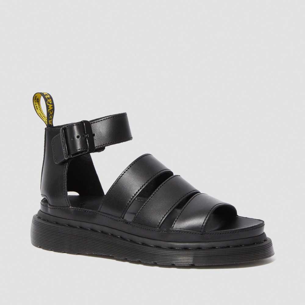 dr martens clarissa patent black