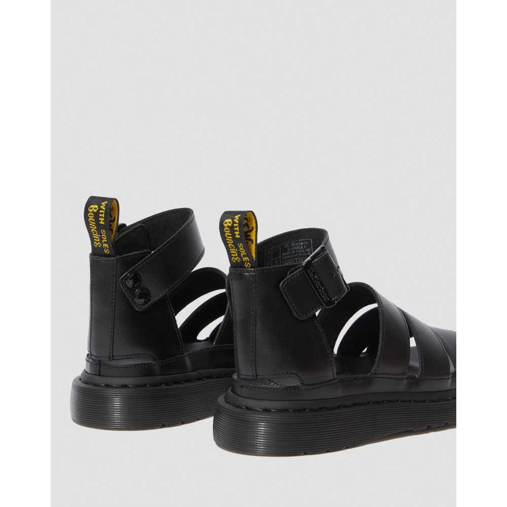 dr martens clarissa patent black