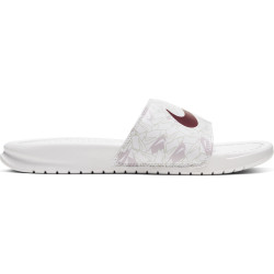 NIKE, Wmns benassi jdi print, Summit white/spruce aura-iced lilac
