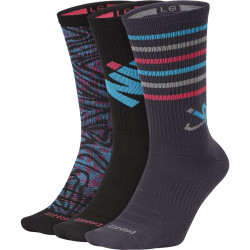 NIKE, U nk sb evry max ltwt crew 3pr, Multi-color