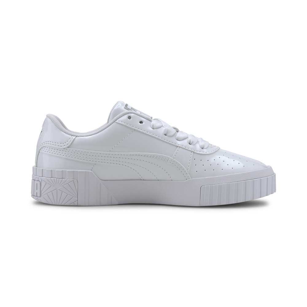 puma cali white patent