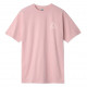 HUF, T-shirt essentials tt ss, Coral pink