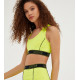 NICCE, Carbon racerback bra, Neon yellow