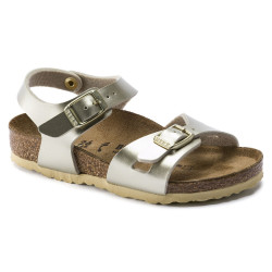 BIRKENSTOCK, Rio kids bf, Electric metallic gold