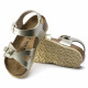 BIRKENSTOCK, Rio kids bf, Electric metallic gold