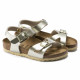 BIRKENSTOCK, Rio kids bf, Electric metallic gold