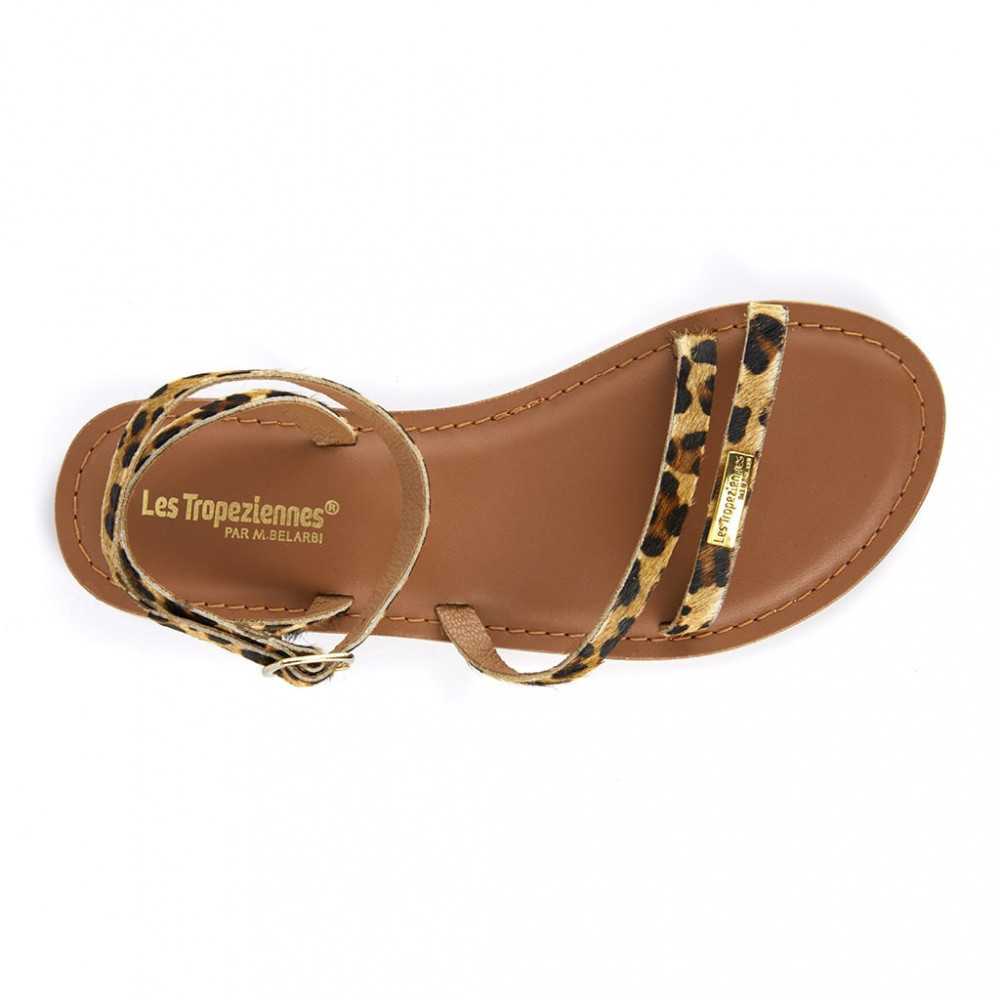sandale tropezienne leopard