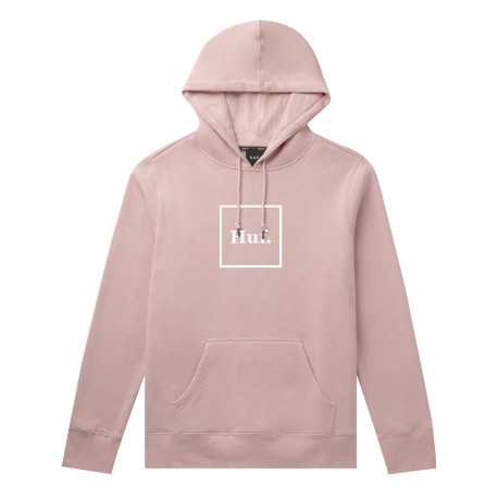 Sweat hood box logo - Coral pink