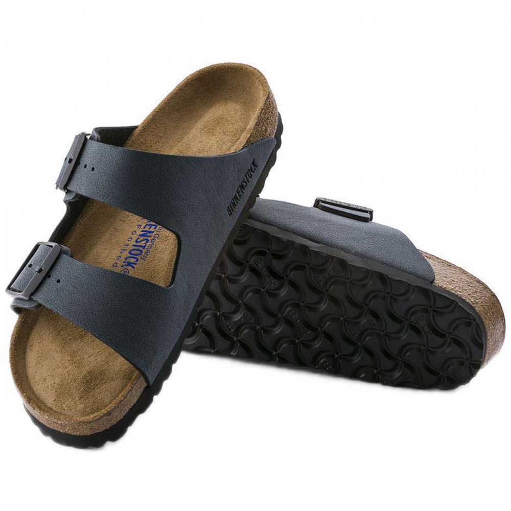 birkenstock arizona two strap basalt nubuck