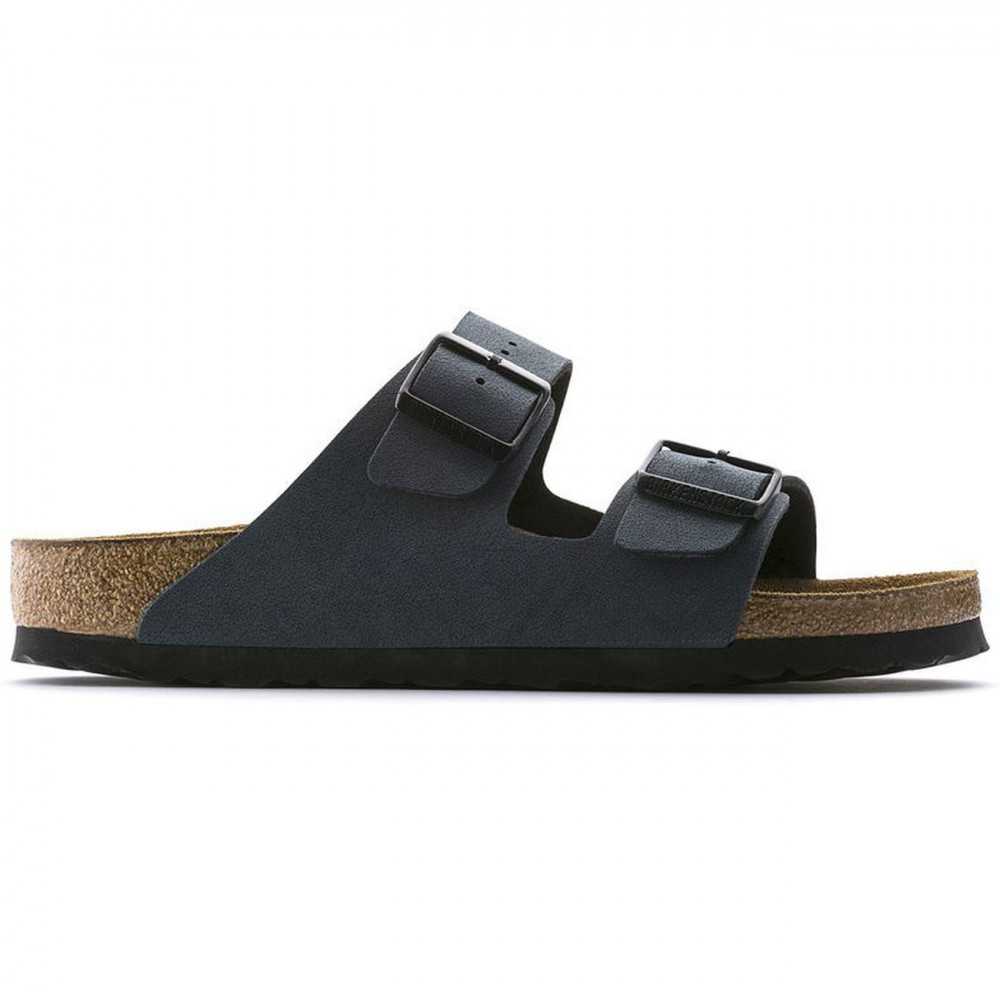 birkenstock arizona two strap basalt nubuck