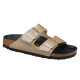 BIRKENSTOCK, Arizona bf, Glitter gold hex black