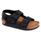 BIRKENSTOCK, Milano bf, Nubuck noir