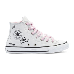 converse all star black and pink