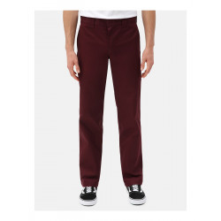 DICKIES, S/stght work pant, Maroon