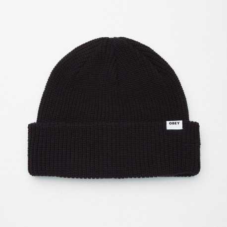 Bold organic beanie - Black