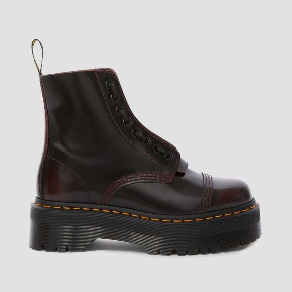 sinclair zip boots cherry red arcadia