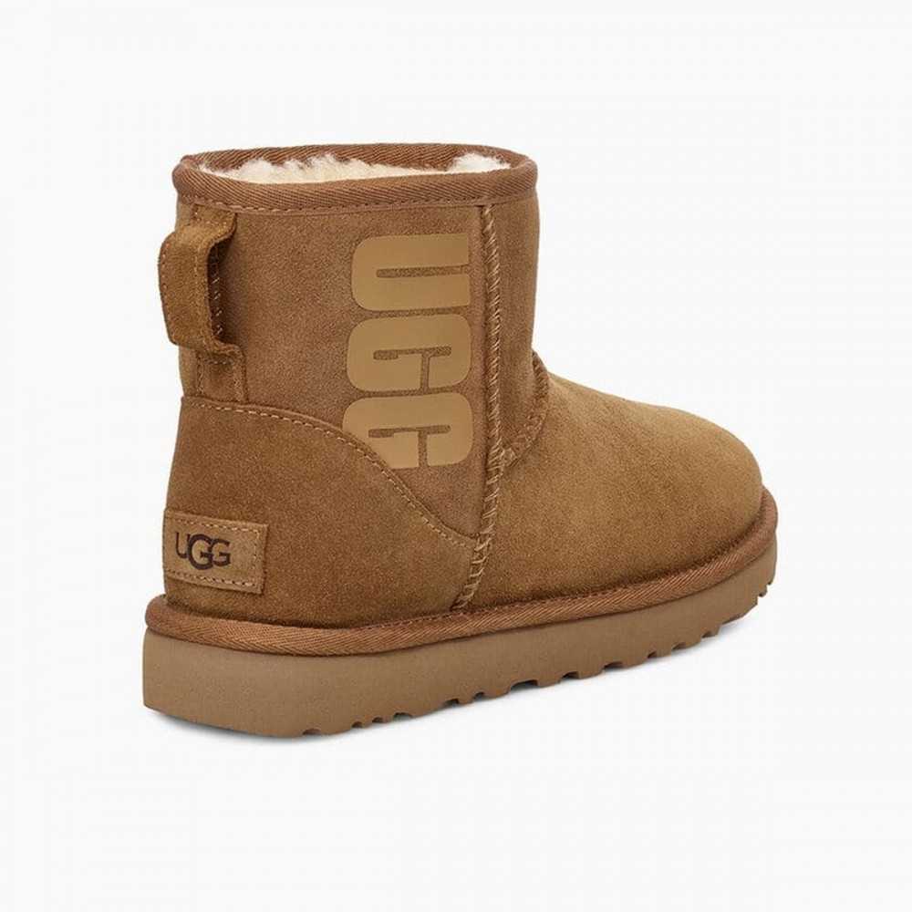 uggs with ugg logo all over