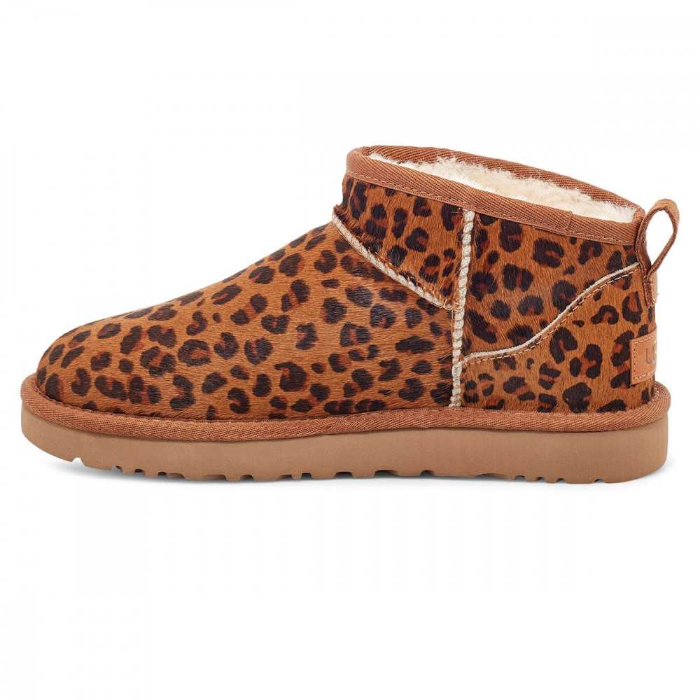 UGG W Classic Ultra Mini Leopard Nat - Suffern