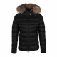 JUST OVER THE TOP, Luxe ml capuche grand froid, Black