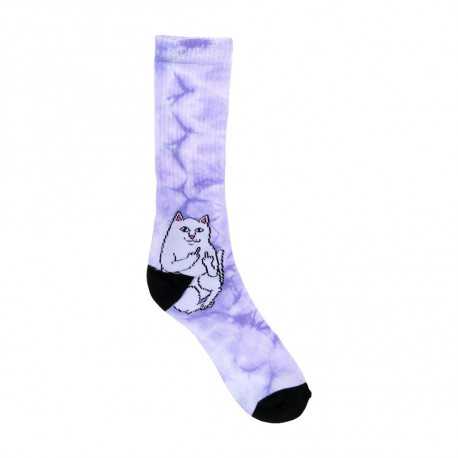 Lord nermal socks - Purple tie dye