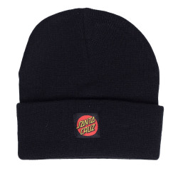 SANTA CRUZ, Classic label beanie, Black