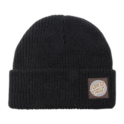 SANTA CRUZ Missing Dot Beanie Black 