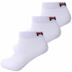 FILA, Quarter unisex fila 3 pairs per pack, White
