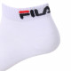 FILA, Quarter unisex fila 3 pairs per pack, White