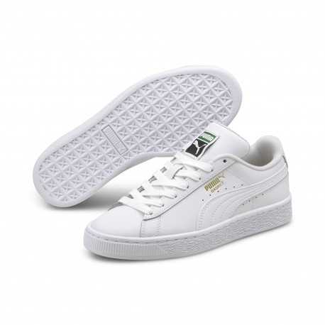 Basket classic xxi jr - Puma white-puma white