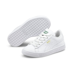 PUMA, Basket classic xxi ps, Puma white-puma white