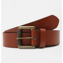 DICKIES, South shore leather belt, Brown