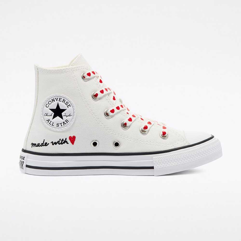 converse hi cut white