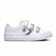 CONVERSE, Star player 3v ox, White/gravel/metallic
